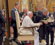 Neluțu Varga şi Pietro Chiodi, vizită privată la Papa Francisc. Foto: captură Fanatik