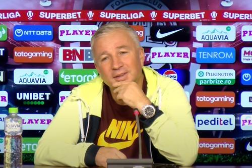 Dan Petrescu la conferința de presă