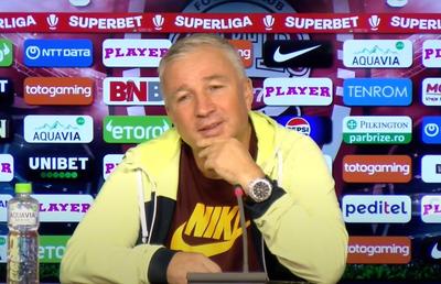 Moment hilar în conferința lui Dan Petrescu: „Dacă nu câștigi un meci, ești cel mai prost” / Reportera: „Păi dumneavoastră sunteți cel mai bun exemplu”