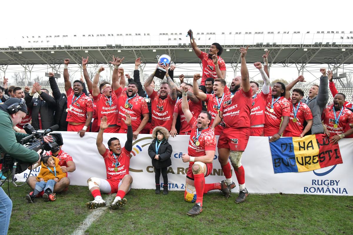 Dinamo - Baia Mare, finala Cupei la rugby, ca un film de Tarantino! » Lupte dure, nasuri sparte și cereri în căsătorie