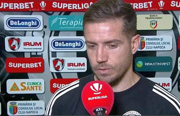 Alex Chipciu a făcut show după U Cluj - CFR: „Aveam 4 crampe în același timp. Noi, Rapid, Dinamo trebuie să ne autodepășim”