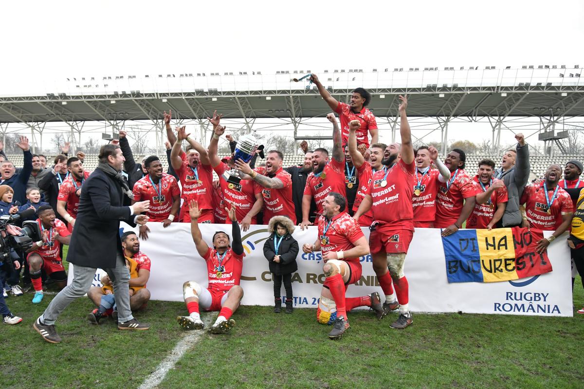 Dinamo - Baia Mare, finala Cupei la rugby, ca un film de Tarantino! » Lupte dure, nasuri sparte și cereri în căsătorie