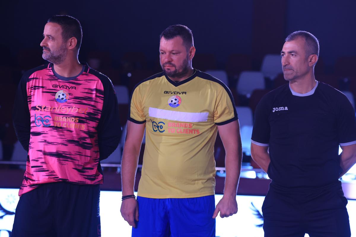 Imagini de la meciul de old boys Rapid - All Stars