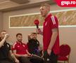 Bogdan Mitrea s-a distrat alături de colegi și s-a transformat în reporter GSP pentru o zi