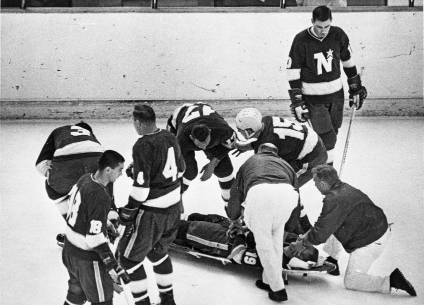 Bill Masterton a fost grav accidentat pe 15 ianuarie 1968