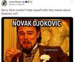 Meme-uri Novak Djokovic