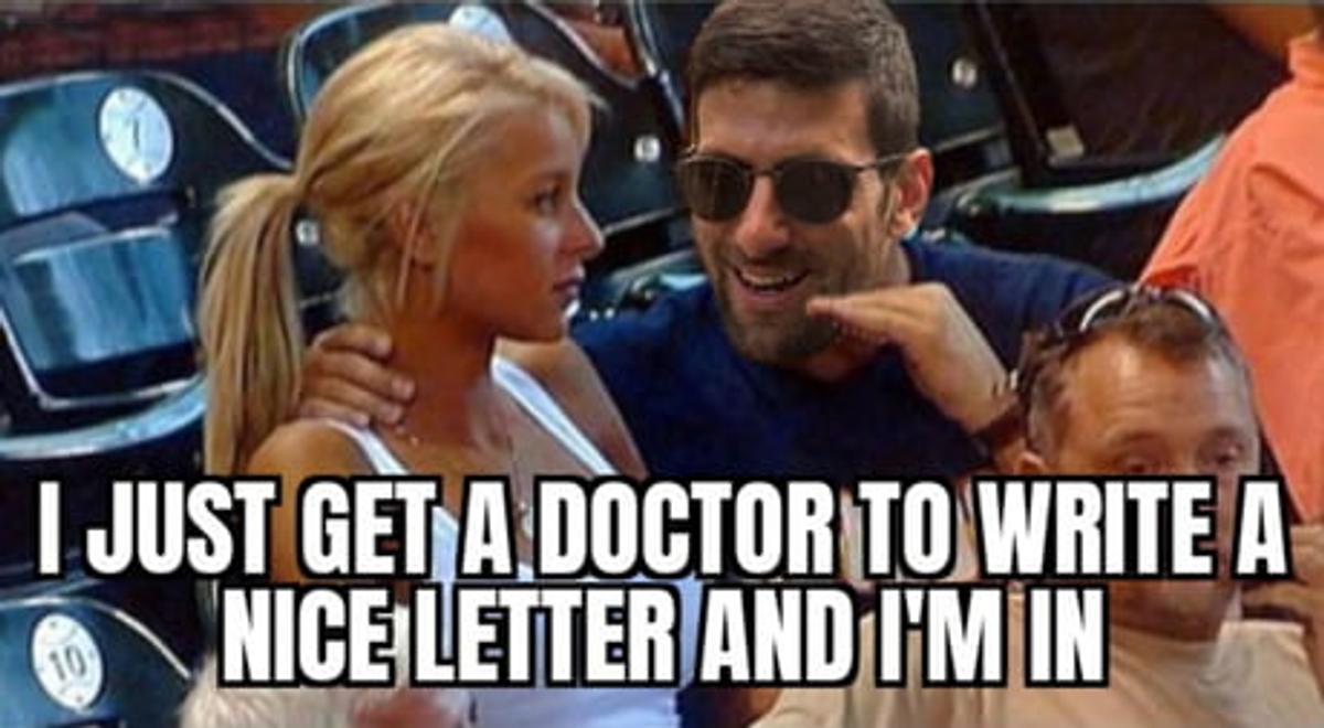 Meme-uri Novak Djokovic