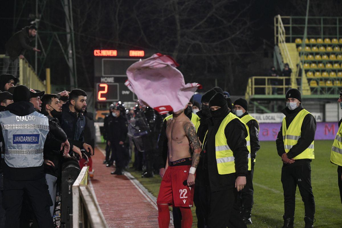 Sorescu, dezbrăcat la Mioveni - Dinamo