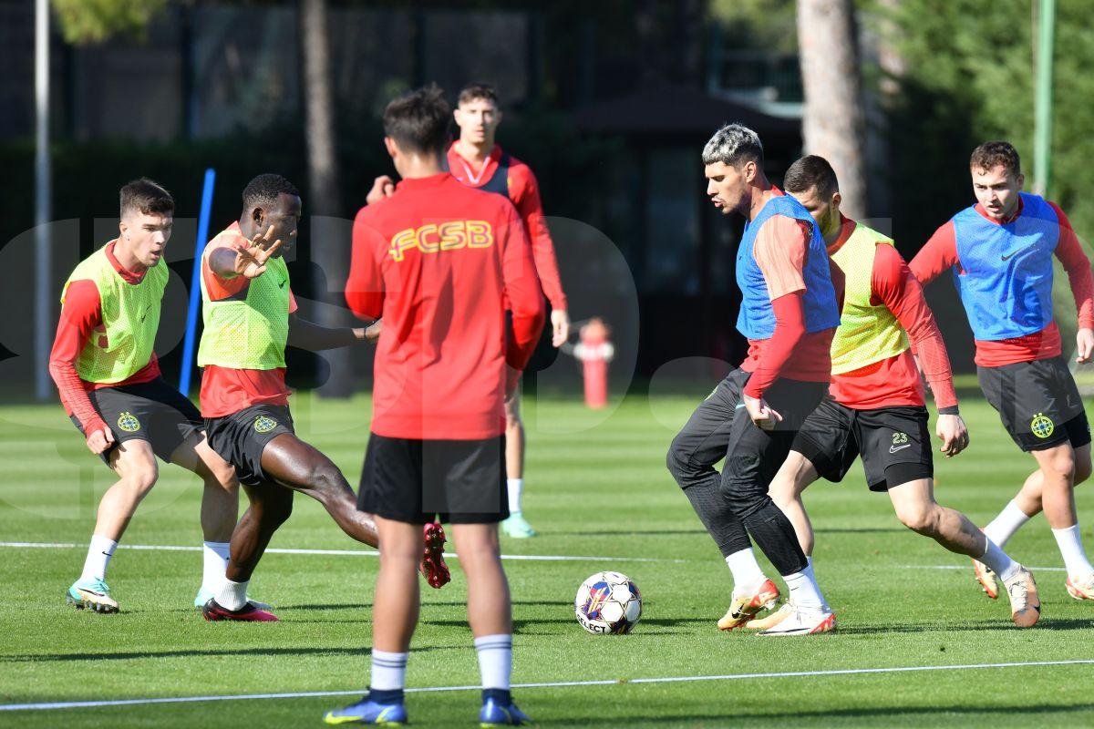 Zâmbete și voie-bună la FCSB: 3 detalii remarcate de GSP la antrenamentul de azi, din Antalya