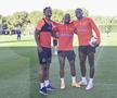 Siyabonga Ngezana, Luis Phelipe, Joyskim Dawa / Antrenament FCSB în Antalya - 15 ianuarie 2024 (foto: Cristi Preda/GSP)