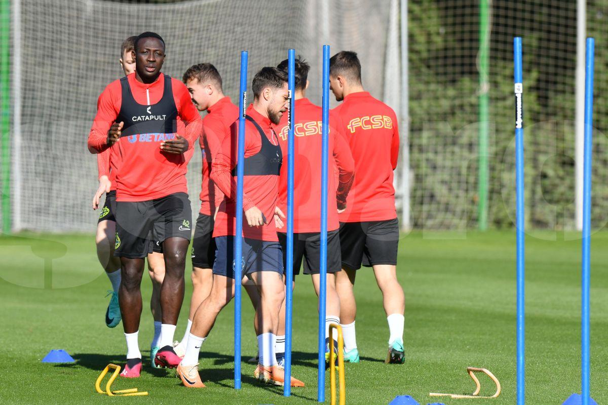 Zâmbete și voie-bună la FCSB: 3 detalii remarcate de GSP la antrenamentul de azi, din Antalya