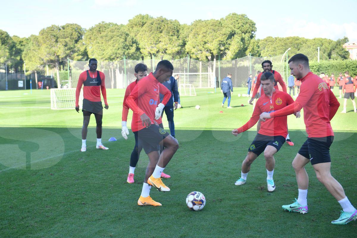 Zâmbete și voie-bună la FCSB: 3 detalii remarcate de GSP la antrenamentul de azi, din Antalya