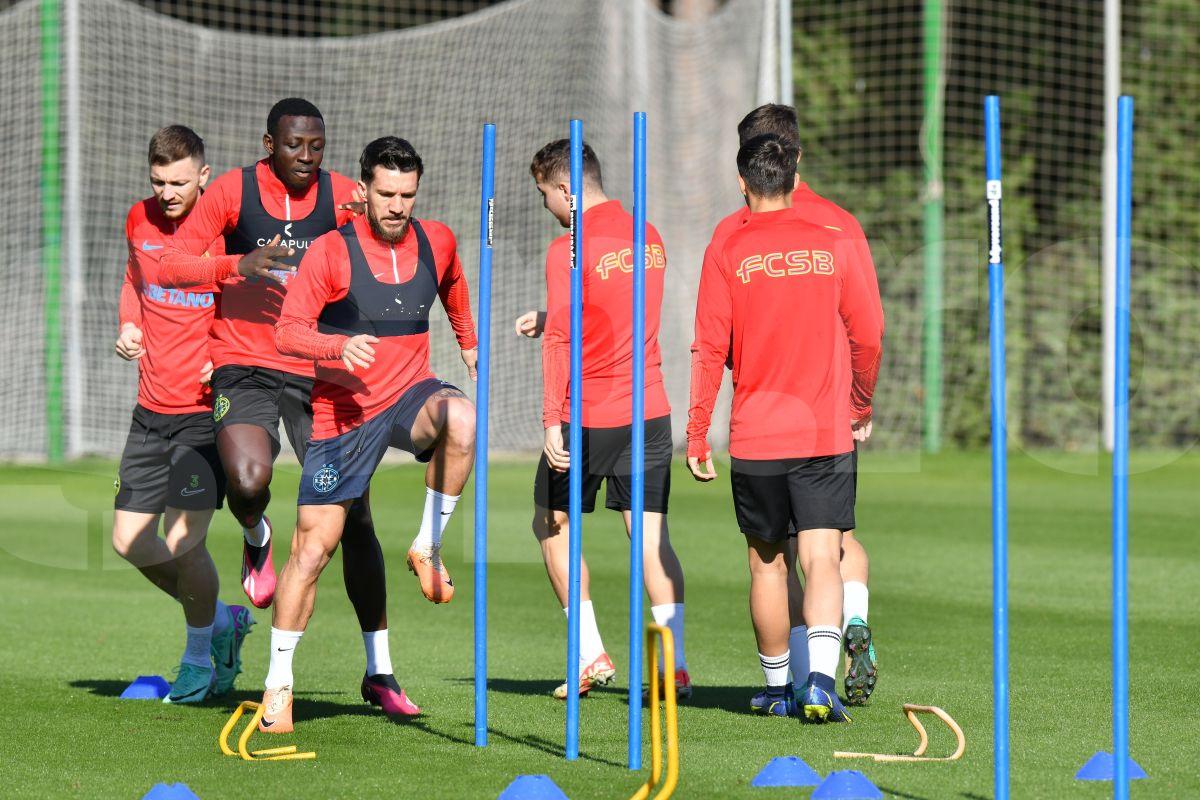 Zâmbete și voie-bună la FCSB: 3 detalii remarcate de GSP la antrenamentul de azi, din Antalya