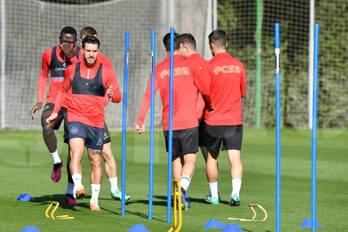 Zâmbete și voie-bună la FCSB: 3 detalii remarcate de GSP la antrenamentul de azi, din Antalya