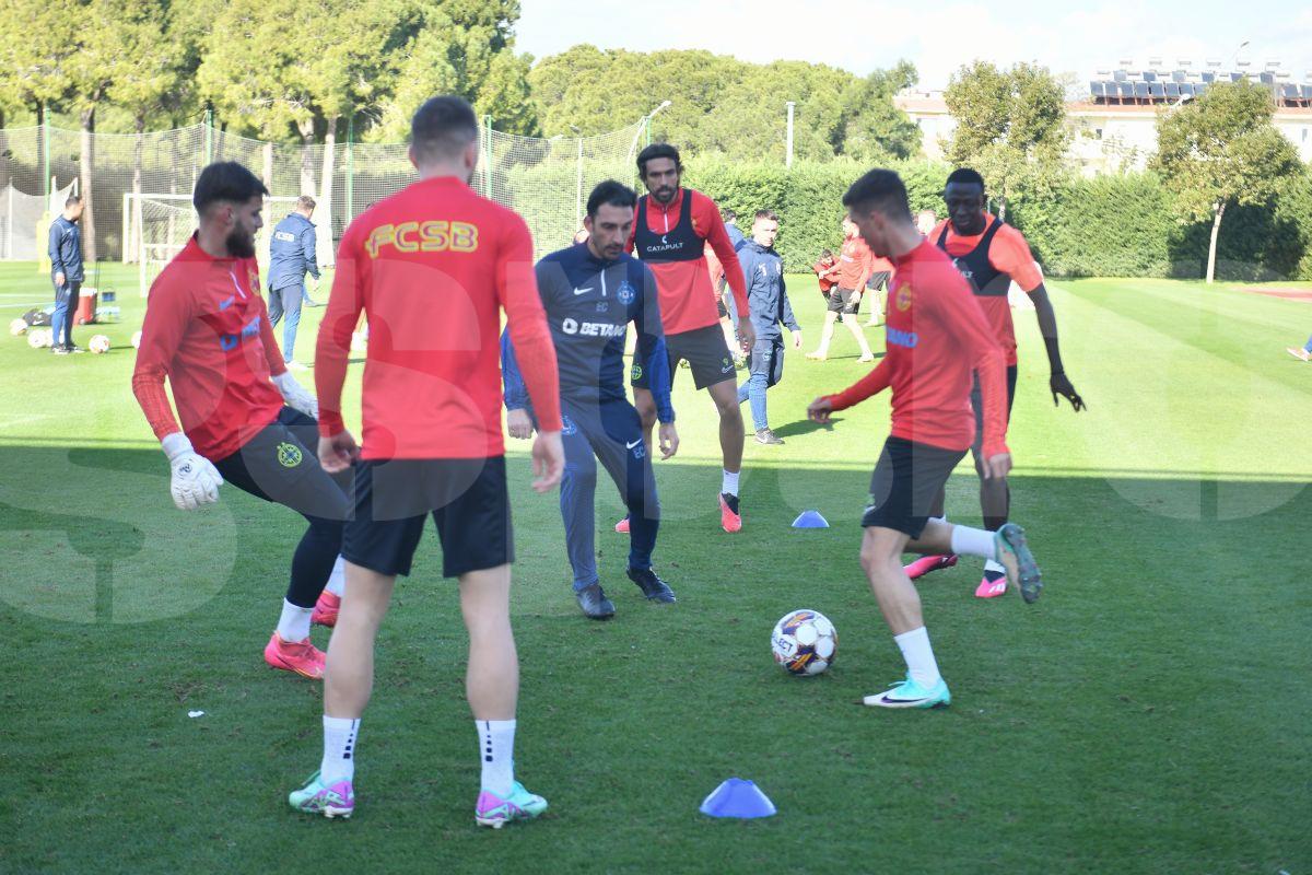 Zâmbete și voie-bună la FCSB: 3 detalii remarcate de GSP la antrenamentul de azi, din Antalya