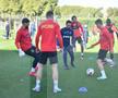 Elias Charalambous, Andrea Compagno, Tavi Popescu, Baba Alhassan / Antrenament FCSB în Antalya - 15 ianuarie 2024 (foto: Cristi Preda/GSP)