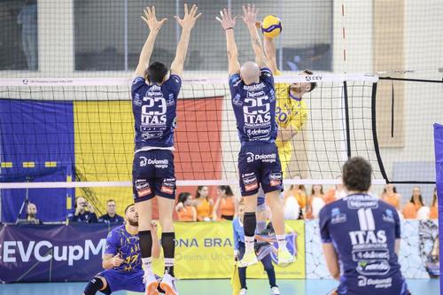 CSM Corona Brașov, învinsă cu 3-1 de Trentino/Foto: cev.eu