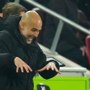 Pep Guardiola nu și-a mai stăpânit nervii în timpul și la finalul partidei jucate de Manchester City cu Brentford (2-2) / Foto: Imago