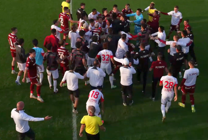 Rapid s-a impus în fața celor de la Shanghai Port, campionii Chinei, cu scorul de 1-0, în ultimul amical al iernii. Nervii au cedat la finalul primei reprize, când fotbaliștii celor două echipe au fost implicați într-un conflict fizic.