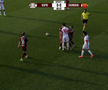 Scandal imens în ultimul amical al Rapidului » Au sărit la bătaie după un fault dur: l-au luat de gât pe un fotbalist giuleștean