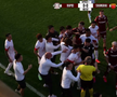 Scandal imens în ultimul amical al Rapidului » Au sărit la bătaie după un fault dur: l-au luat de gât pe un fotbalist giuleștean