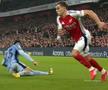 Fază uluitoare în Arsenal - Tottenham: l-a accidentat din dribling pe colegul lui Drăgușin!