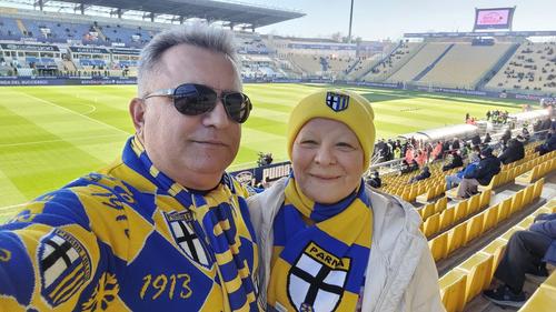 Doru și Rozalia Haja nu lipsesc de la niciun meci disputat de Parma pe „Ennio Tardini”