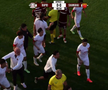 Scandal imens în ultimul amical al Rapidului » Au sărit la bătaie după un fault dur: l-au luat de gât pe un fotbalist giuleștean