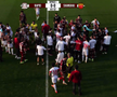 Scandal imens în ultimul amical al Rapidului » Au sărit la bătaie după un fault dur: l-au luat de gât pe un fotbalist giuleștean