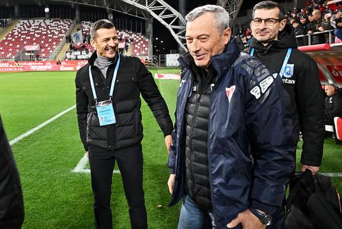 Costel Gâlcă, în stânga // foto: Imago Images
