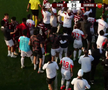 Scandal imens în ultimul amical al Rapidului » Au sărit la bătaie după un fault dur: l-au luat de gât pe un fotbalist giuleștean