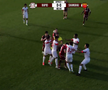 Scandal imens în ultimul amical al Rapidului » Au sărit la bătaie după un fault dur: l-au luat de gât pe un fotbalist giuleștean