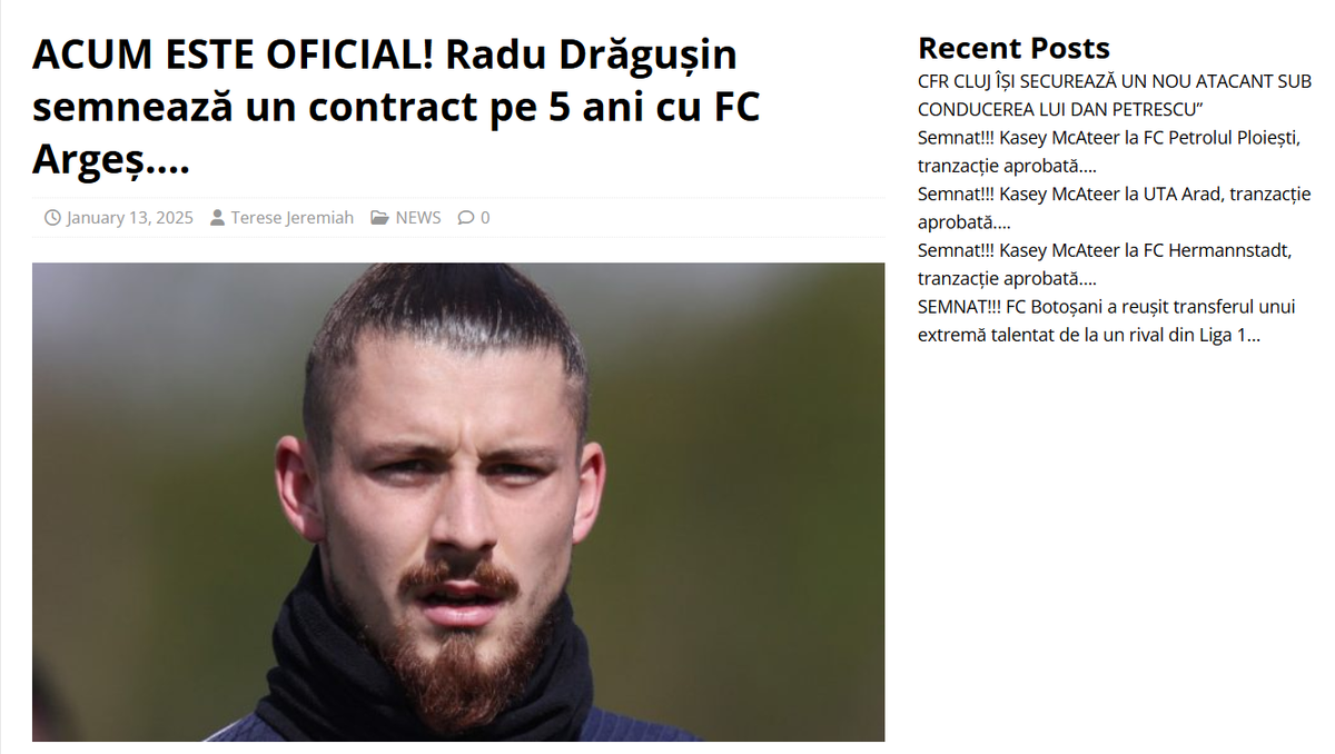 Glosar de știri fake din sport