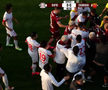 Scandal imens în ultimul amical al Rapidului » Au sărit la bătaie după un fault dur: l-au luat de gât pe un fotbalist giuleștean