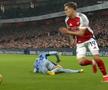 Fază uluitoare în Arsenal - Tottenham: l-a accidentat din dribling pe colegul lui Drăgușin!