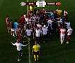 Scandal imens în ultimul amical al Rapidului » Au sărit la bătaie după un fault dur: l-au luat de gât pe un fotbalist giuleștean