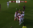 Scandal imens în ultimul amical al Rapidului » Au sărit la bătaie după un fault dur: l-au luat de gât pe un fotbalist giuleștean