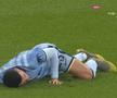 Fază uluitoare în Arsenal - Tottenham: l-a accidentat din dribling pe colegul lui Drăgușin!