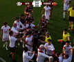 Scandal imens în ultimul amical al Rapidului » Au sărit la bătaie după un fault dur: l-au luat de gât pe un fotbalist giuleștean