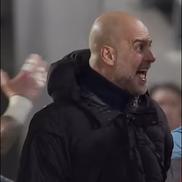 Pep Guardiola nu și-a mai stăpânit nervii în timpul și la finalul partidei jucate de Manchester City cu Brentford (2-2) / Foto: Imago