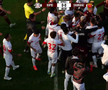 Scandal imens în ultimul amical al Rapidului » Au sărit la bătaie după un fault dur: l-au luat de gât pe un fotbalist giuleștean