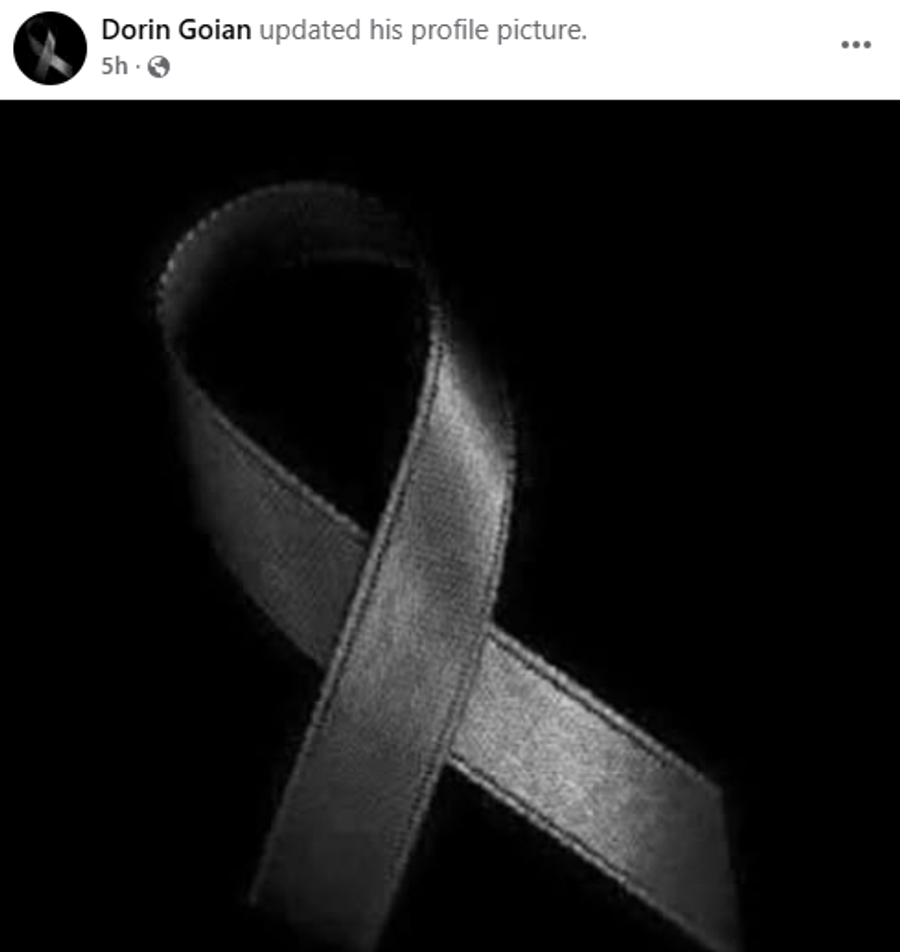 Dorin Goian / facebook Doliu în familia lui Dorin Goian » Tatăl său a încetat din viață