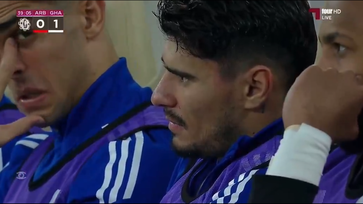 Piciorul lui Florinel Coman după accidentarea din Al Arabi - Al Gharafa
