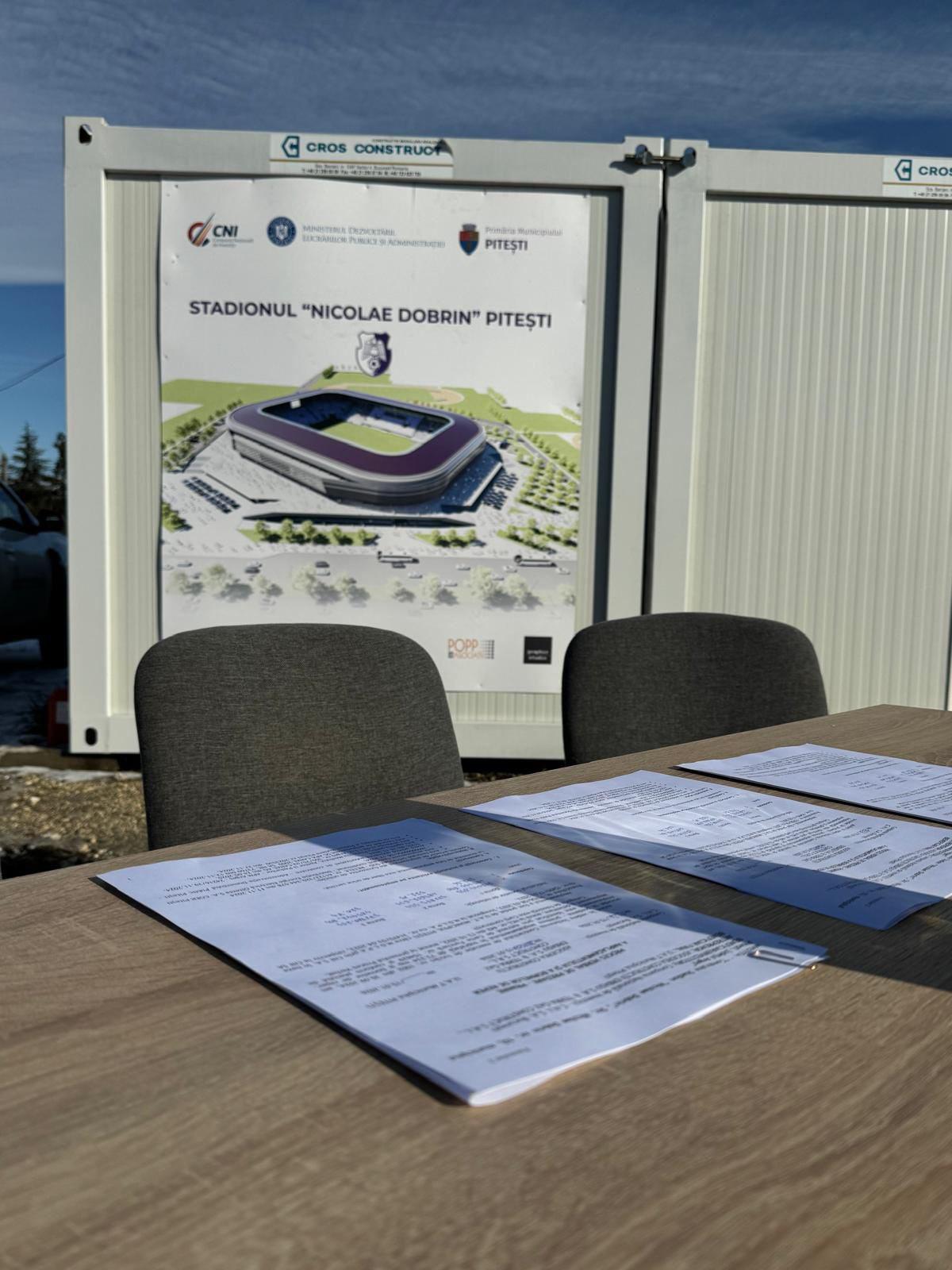 Randări stadion nou FC Argeș