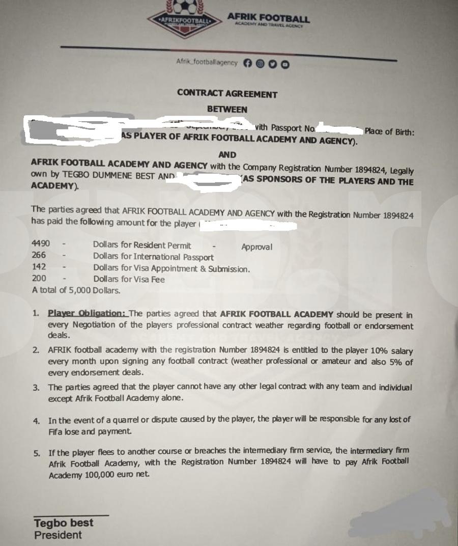 „Rețeaua Nigeria” » Jucători păcăliți sau legați cu clauze aberante de un fost fotbalist care acționează ca fals impresar în România + „Săracii, le cereau colegilor bani pentru Paracetamol!”