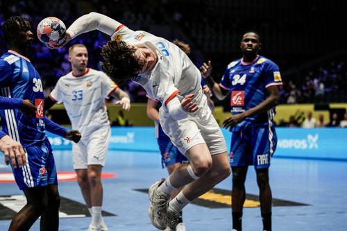 Campionatul European de handbal masculin a început cu un duel spectaculos între Franța și Cehia, scor final 42-28. / FOTO: Imago