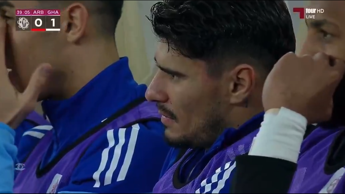 Piciorul lui Florinel Coman după accidentarea din Al Arabi - Al Gharafa
