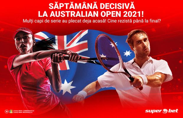 Stai aproape de maeștrii tenisului mondial! Halep are în față 3 giganți. Djokovic și Nadal încă rezistă. Rusul Karatsev vrea să scrie istorie!