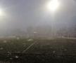 Cu câteva momente înainte de startul meciului FC Botoșani - Gaz Metan, în Moldova a pornit o furtună de zăpadă violentă!