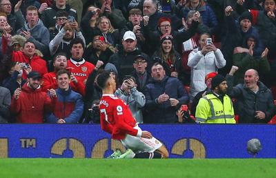 Cristiano Ronaldo a „spart gheața” în 2022 și a făcut-o în stil mare! Gol superb în Manchester United - Brighton